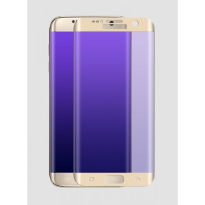 3D полноэкранное ультратонкое износоустойчивое сколостойкое олеофобное защитное стекло для Samsung Galaxy S7 Edge Бежевый