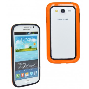 Силиконовый бампер для Samsung Galaxy Grand Duos (i9082) Оранжевый