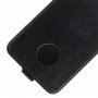 Чехол вертикальная книжка на силиконовой основе с отсеком для карт на магнитной защелке для Motorola Moto G6, цвет Черный