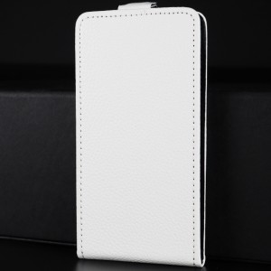 Чехол вертикальная книжка на силиконовой основе на магнитной защелке для Iphone X 10/XS Белый