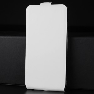 Чехол вертикальная книжка на силиконовой основе с отсеком для карт на магнитной защелке для Iphone 6 Plus/6s Plus Белый