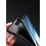 Матовый силиконовый чехол для Huawei Y5 Prime (2018)/Honor 7A с текстурным покрытием карбон, цвет Черный