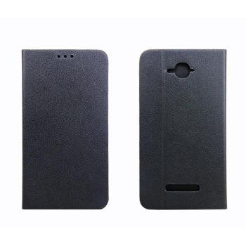Чехол флип-подставка с отделениями для карт Alcatel One Touch Pop C7 Черный