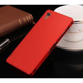 Металлический чехол для Sony Xperia Z3 (Dual) Красный