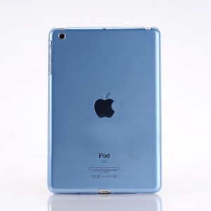 Пластиковый матовый полупрозрачный чехол для Ipad Mini 3 Синий