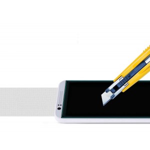Ультратонкое износоустойчивое сколостойкое олеофобное защитное стекло-пленка для HTC Desire 510