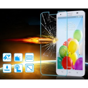 Ультратонкое износоустойчивое сколостойкое олеофобное защитное стекло-пленка для Huawei Honor 3x