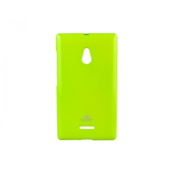 Силиконовый чехол серии Mercury для Nokia XL Зеленый