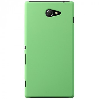 Пластиковый чехол для Sony Xperia M2 dual Зеленый