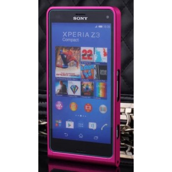 Металлический бампер для Sony Xperia Z3 Compact Пурпурный