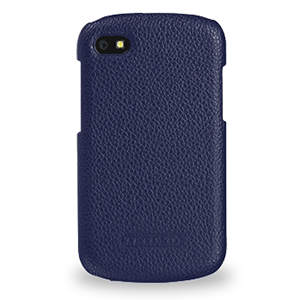 Кожаный чехол накладка (нат. кожа) для Blackberry Q10