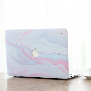 Поликарбонатный составной чехол накладка текстура Мрамор для MacBook Air 13