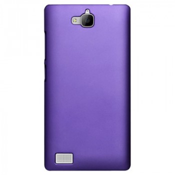 Пластиковый чехол Metallic для Huawei Honor 3c Фиолетовый