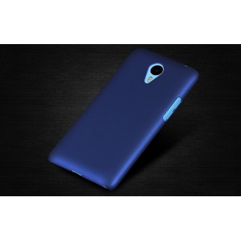Пластиковый матовый непрозрачный чехол для Meizu M1 Note Синий