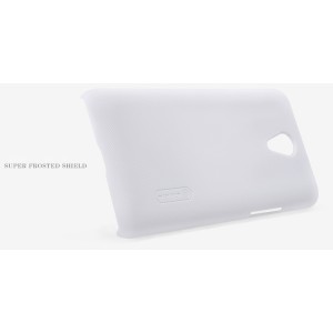 Пластиковый матовый нескользящий премиум чехол для Meizu M1 Note Белый