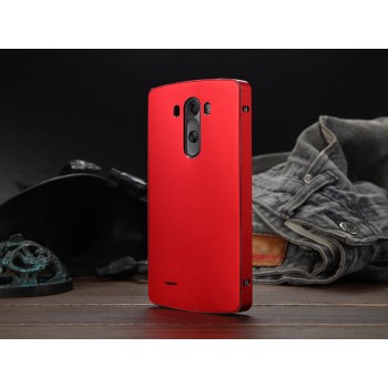 Металлический чехол SlimMetall для LG Optimus G3 Красный