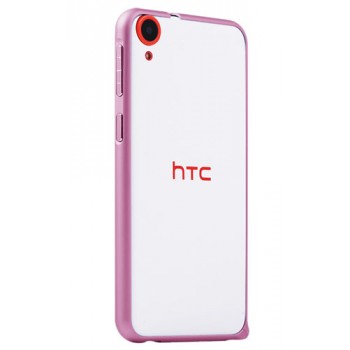 Металлический бампер для HTC Desire 820 Розовый