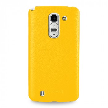 Чехол кожаная накладка BackCover для LG G Pro 2 Желтый