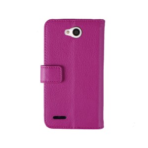 Чехол портмоне-подставка для LG L80 Пурпурный