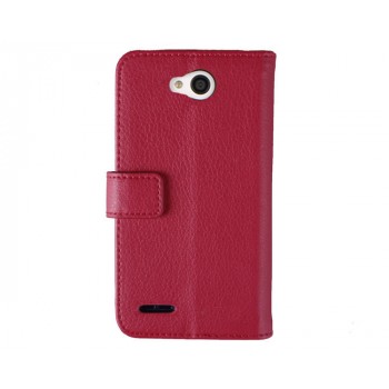 Чехол портмоне-подставка для LG L80 Красный