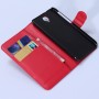 Чехол портмоне подставка с защелкой для Alcatel One Touch Idol 2, цвет Красный