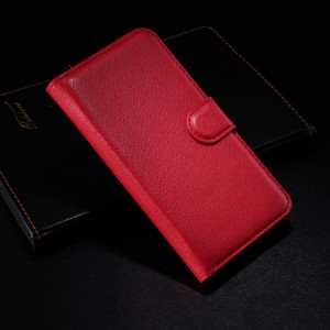 Чехол портмоне подставка с защелкой для Alcatel One Touch Idol 2 Красный