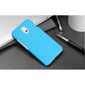 Пластиковый чехол серия Metallic для HTC Desire 210 Голубой