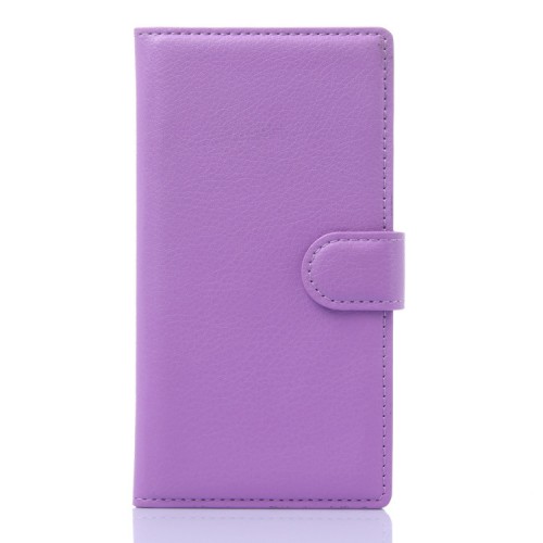 Чехол портмоне подставка с защелкой для ZTE Blade L2, цвет Фиолетовый