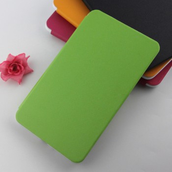 Чехол флип подставка текстурный на силиконовой основе и присоске для планшета Alcatel OneTouch POP 8 Зеленый