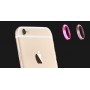 Металлическое защитное кольцо-накладка на объектив камеры для Iphone 6 Plus, цвет Голубой