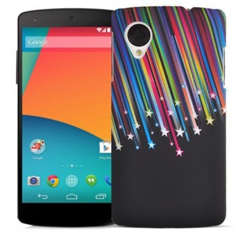 Пластиковый матовый дизайнерский чехол с УФ-принтом для Google LG Nexus 5 