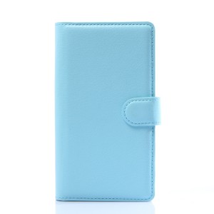 Чехол портмоне подставка с защелкой для LG G Flex 2 Голубой