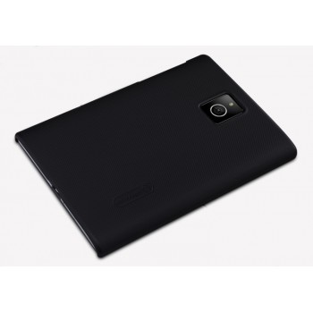 Пластиковый матовый нескользящий премиум чехол для Blackberry Passport Черный
