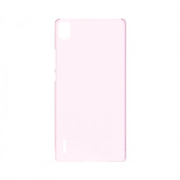 Оригинальный ультратонкий пластиковый чехол для Huawei Ascend P7 Розовый
