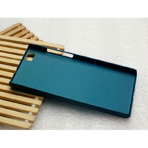 Пластиковый матовый Металлик чехол для Huawei P8 Lite, цвет Зеленый