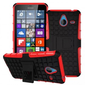 Силиконовый чехол экстрим защита для Microsoft Lumia 640 XL Красный