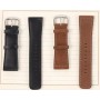 Кожаный винтажный ремешок без металлического коннектора для Apple Watch 38мм, цвет Коричневый