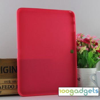 Силиконовый матовый чехол для Samsung Galaxy Tab 4 10.1 Красный