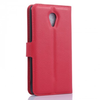 Чехол портмоне подставка с защелкой для Meizu M2 Note Красный
