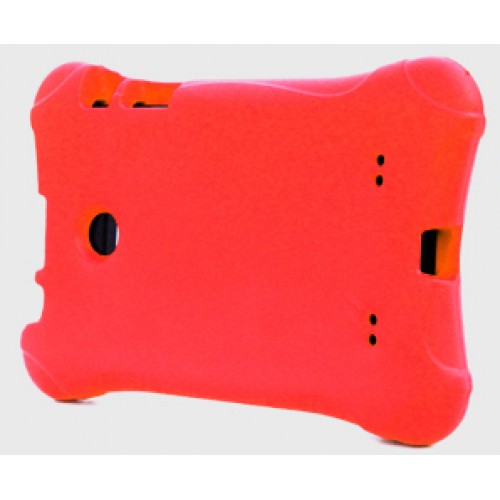 Ударостойкий детский силиконовый матовый гиппоаллергенный непрозрачный чехол для LG G Pad 7.0