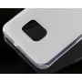Силиконовый матовый полупрозрачный чехол для Samsung Galaxy S6 Edge Plus, цвет Серый