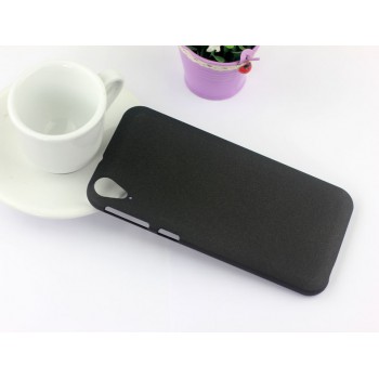 Пластиковый непрозрачный матовый чехол для HTC Desire 830  Черный