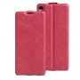 Чехол вертикальная книжка на силиконовой основе с отсеком для карт на магнитной защелке для Sony Xperia XA, цвет Розовый