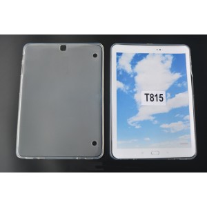 Силиконовый матовый полупрозрачный чехол для Samsung Galaxy Tab S2 9.7 Белый