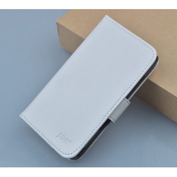 Чехол портмоне подставка на клеевой основе на магнитной защелке для Oukitel U7 Pro Белый