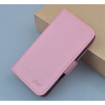 Чехол портмоне подставка на клеевой основе на магнитной защелке для Oukitel U7 Pro Розовый