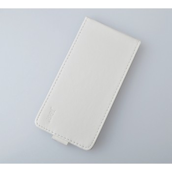 Чехол вертикальная книжка на клеевой основе на магнитной защелке для Oukitel U7 Pro Белый