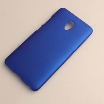Пластиковый непрозрачный матовый чехол для Meizu M3E  Синий