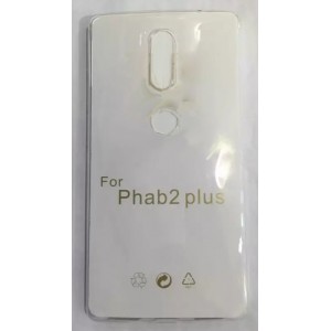 Силиконовый глянцевый транспарентный чехол для Lenovo Phab 2 Plus
