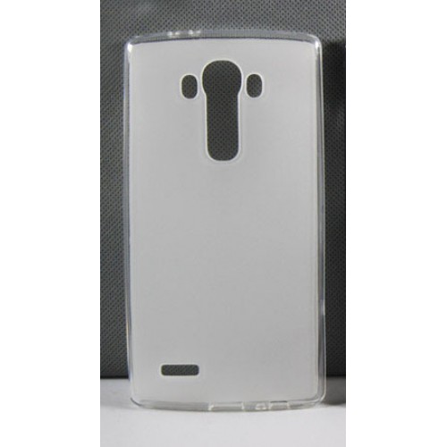 Силиконовый матовый полупрозрачный чехол для LG G4 Stylus, цвет Белый